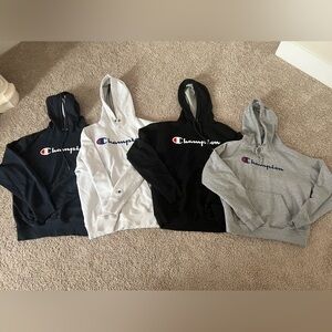Champion Hoodies (set of 4) Size Medium